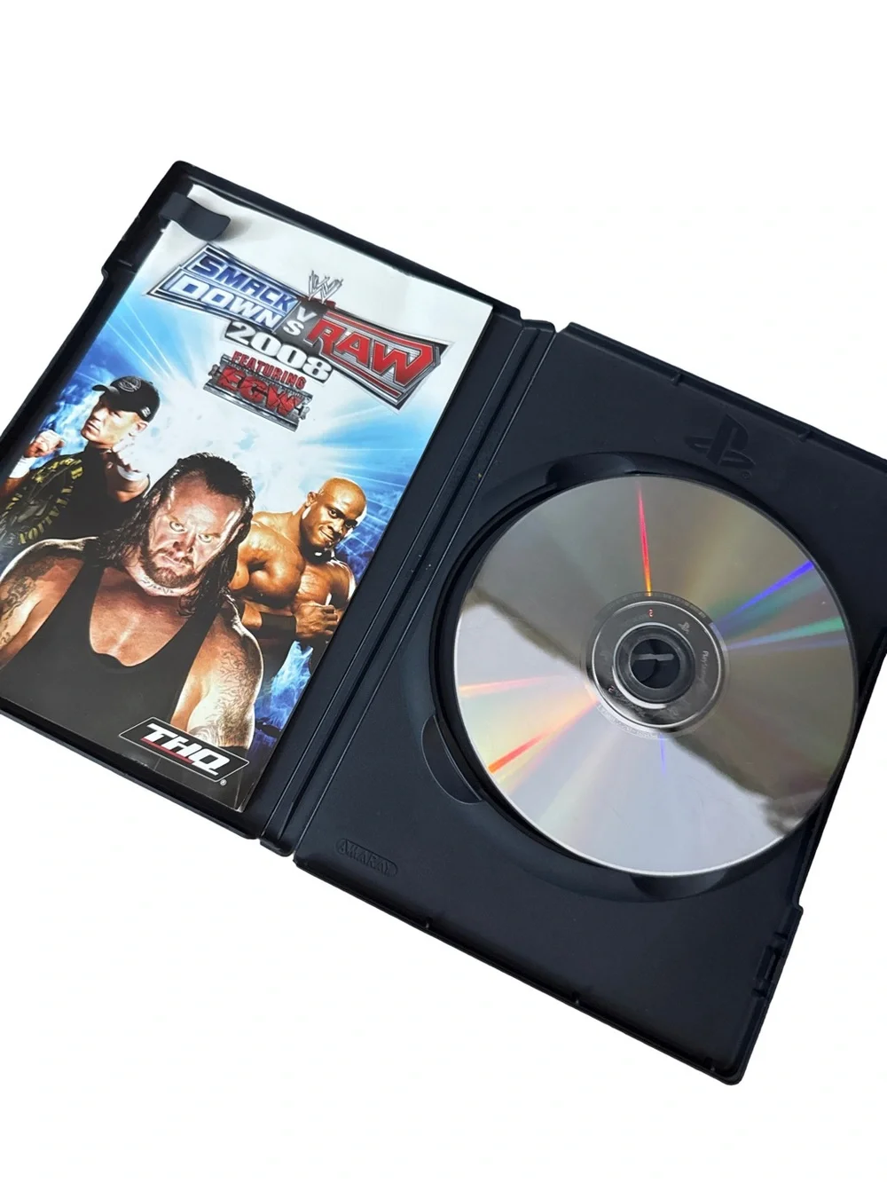 Playstation 2 PS2 WWE Smackdown vs Raw 2008 CIB Disc Greatest Hits